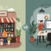 Image depicting a small business and a startup